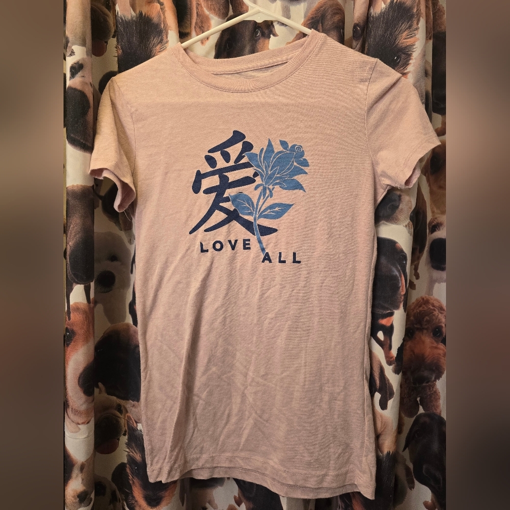 Aeropostale Classic Crew Pink Tee